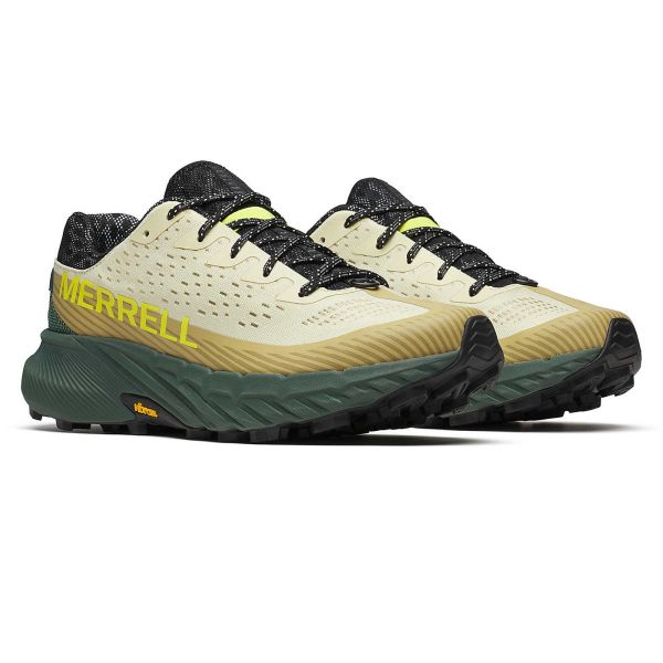 Merrell Agility Peak 5 Sneaker Beige/Groen
