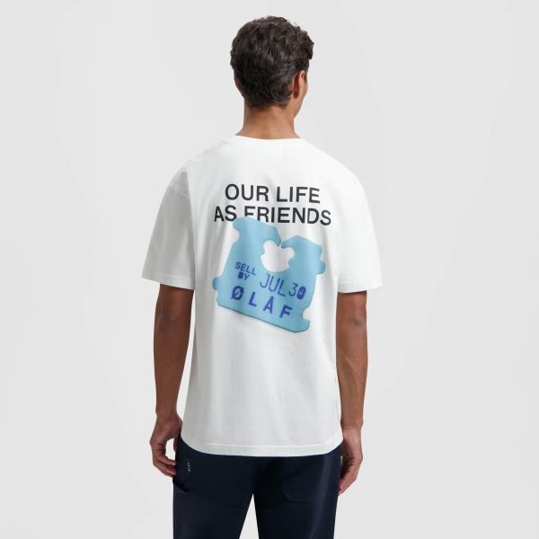 Olaf Friends Clip T-shirt Wit