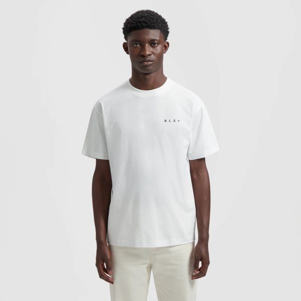 Olaf Graphite T-shirt Wit
