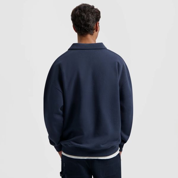Olaf Signature Longsleeve Polo Navy