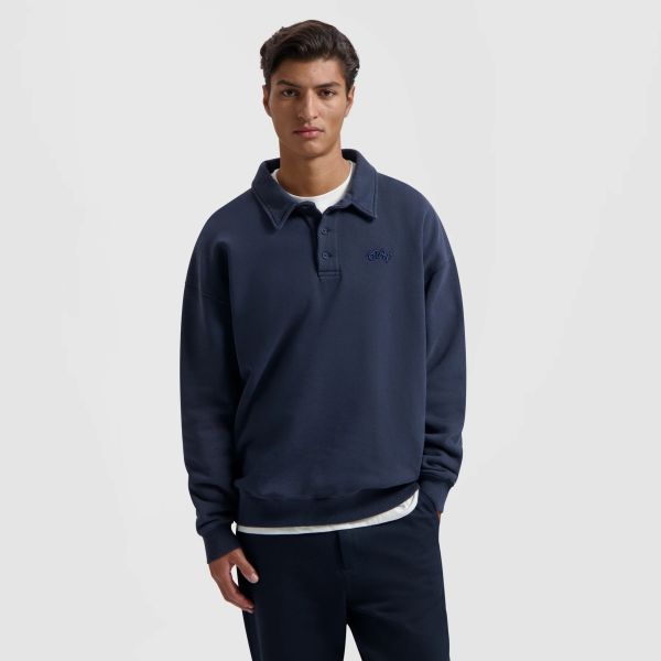 Olaf Signature Longsleeve Polo Navy