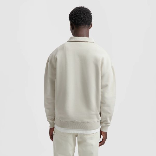 Olaf Signature Longsleeve Polo Off White