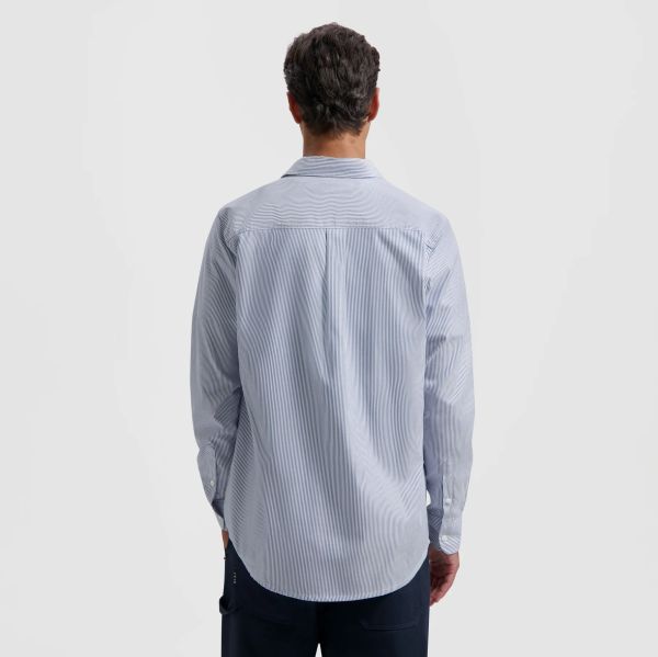 Olaf Stripe Oxford Overhemd Blauw/Wit