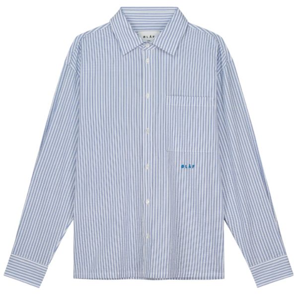 Olaf Stripe Oxford Overhemd Blauw/Wit