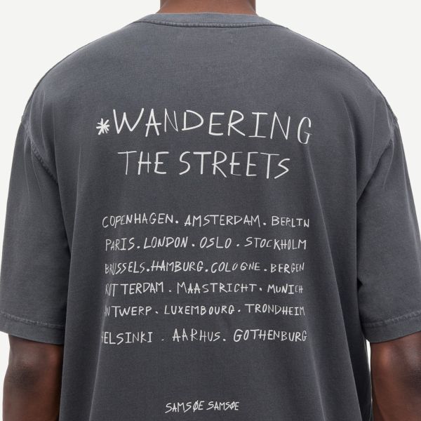 Samsøe Samsøe Sawandering T-shirt Zwart