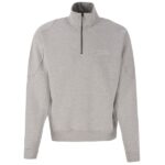 The New Originals Emblem Half Zip Sweater Grijs