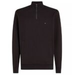 Tommy Hilfiger Essential Intechno Quarter Zip Sweater Zwart