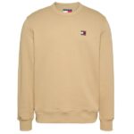 Tommy Jeans Badge Sweater Beige