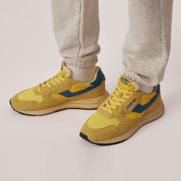Autry Reelwind Low Sneaker Geel