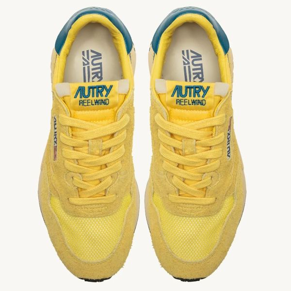 Autry Reelwind Low Sneaker Geel