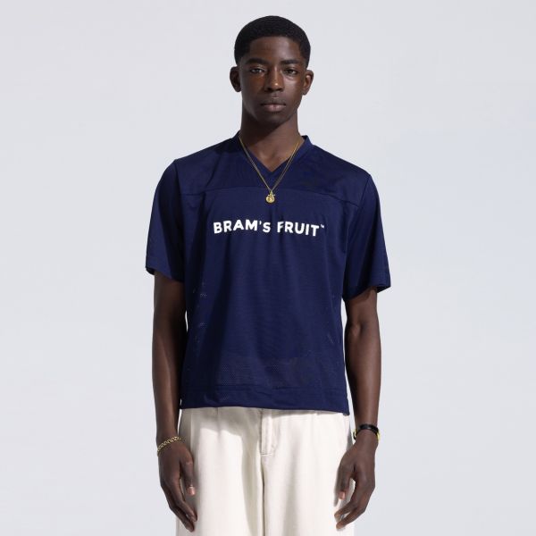 Bram's Fruit Mesh Soccer T-shirt Navy