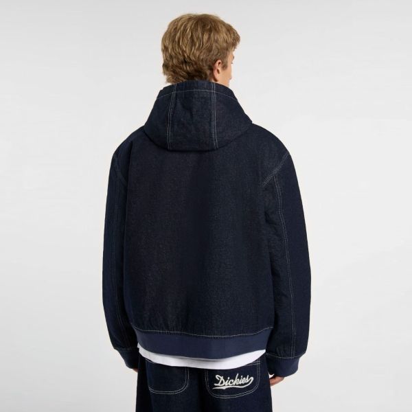 Dickies Hooded Spijkerjas Donker Blauw