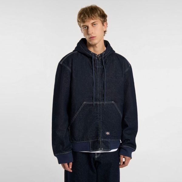 Dickies Hooded Spijkerjas Donker Blauw