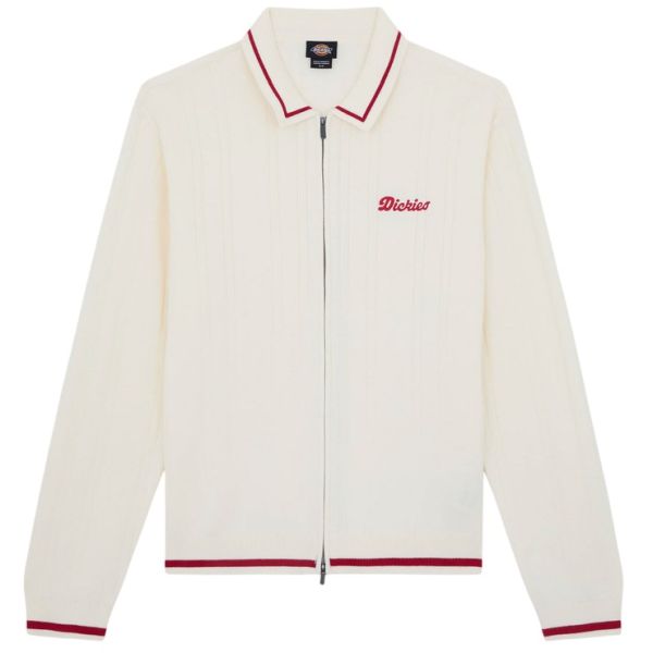 Dickies Lewistown Full Zip Cardigan Off White