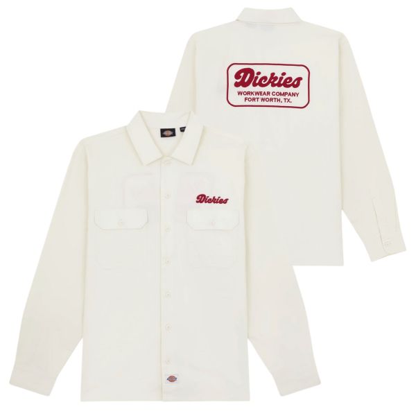 Dickies Lewistown Overhemd Off White