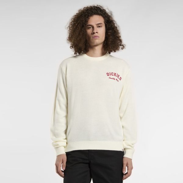 Dickies Uniform Sweater Off White