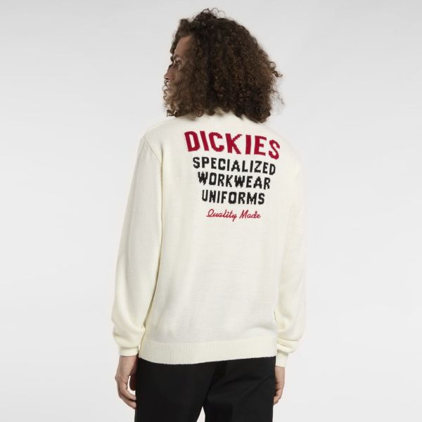 Dickies Uniform Sweater Off White
