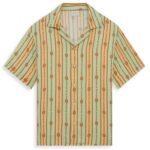 Drôle De Monsieur Bijoux Overhemd Groen/Beige