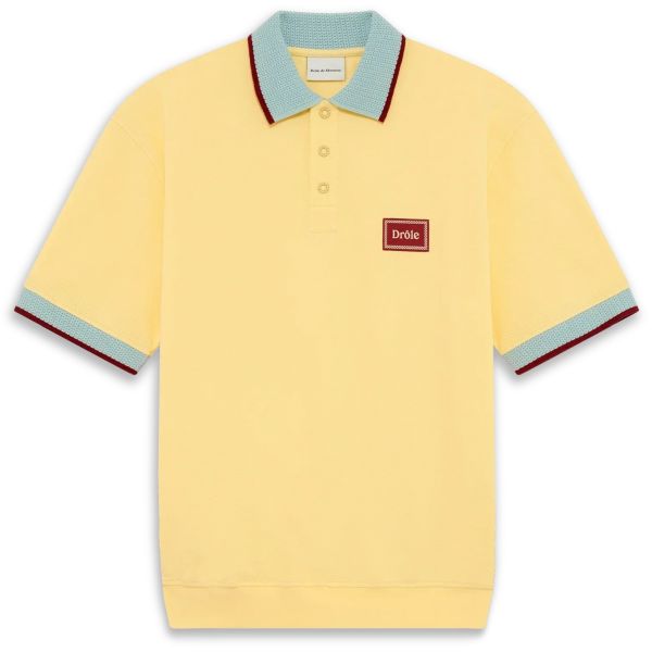 Drôle De Monsieur Pique Polo Geel
