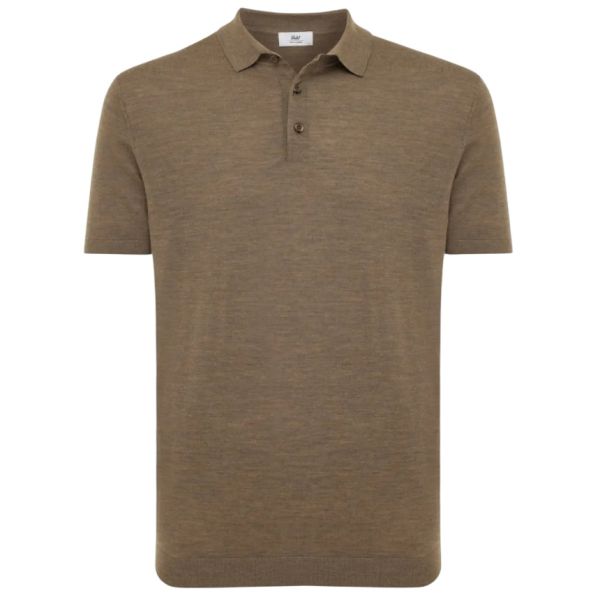 Gentiluomo Merino Polo Bruin