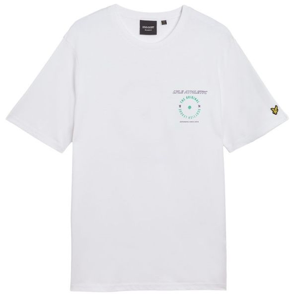 Lyle & Scott Athletic Graphic T-shirt Wit/Groen