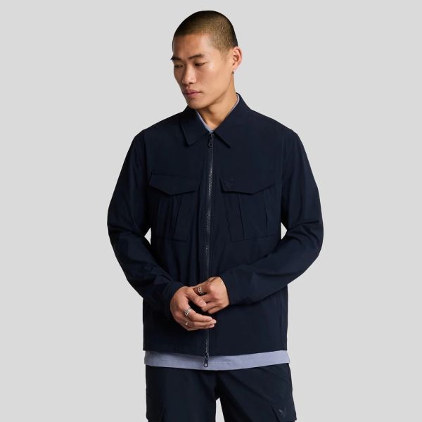 Lyle & Scott Nylon Pocket Overshirt Navy