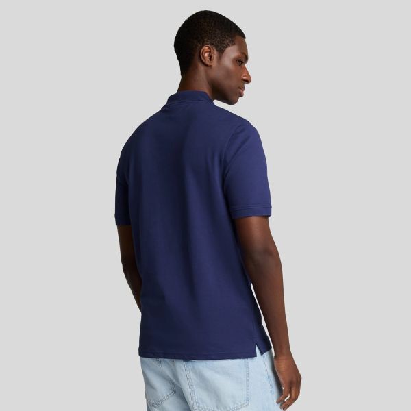 Lyle & Scott Plain Polo Donker Blauw