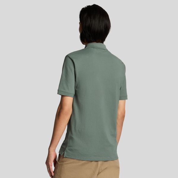 Lyle & Scott Plain Polo Donker Groen