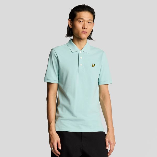 Lyle & Scott Plain Polo Licht Blauw
