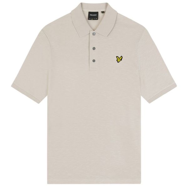 Lyle & Scott Slub Polo Beige