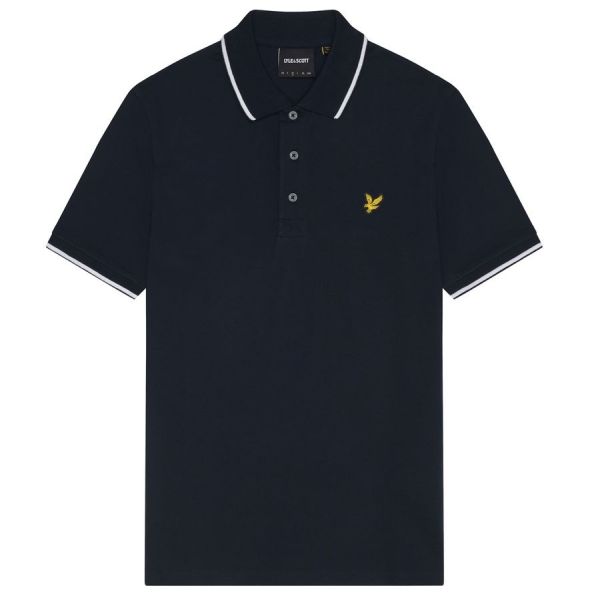 Lyle & Scott Tipped Polo Dark Navy