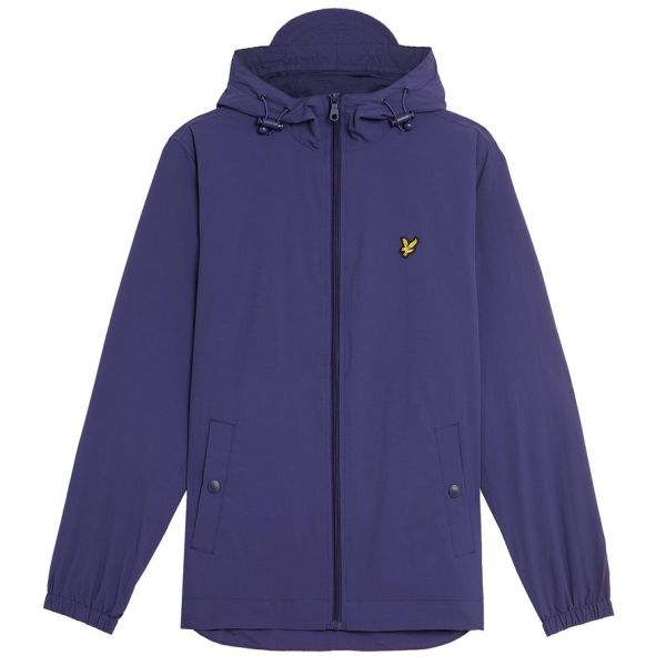 Lyle & Scott Zip Through Hooded Jack Donker Blauw