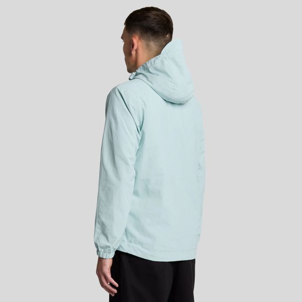 Lyle & Scott Zip Through Hooded Jack Licht Blauw