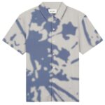 Olaf Abstract Dandelion Overhemd Off White/Blauw
