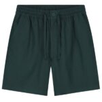 Olaf Linen Korte Broek Donker Groen