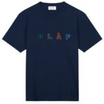 Olaf Sans Embro T-shirt Navy