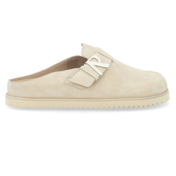Represent Initial Mule Slippers Beige