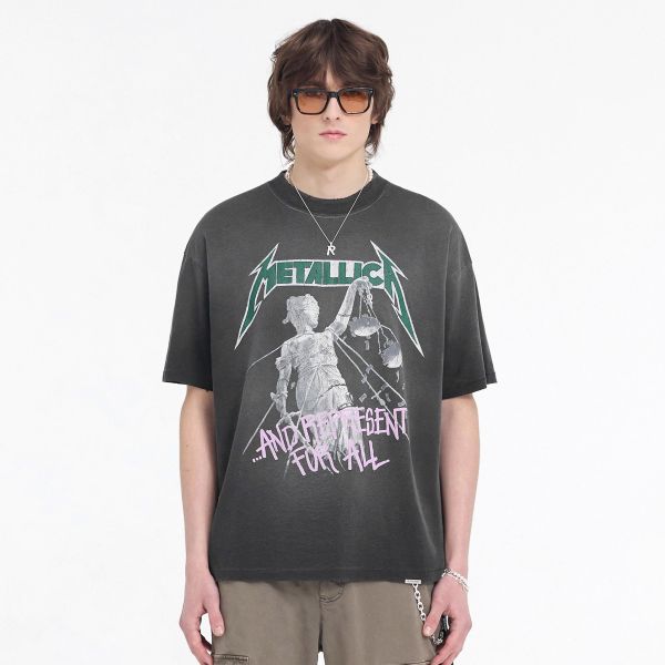 Represent Metallica Justice T-shirt Zwart