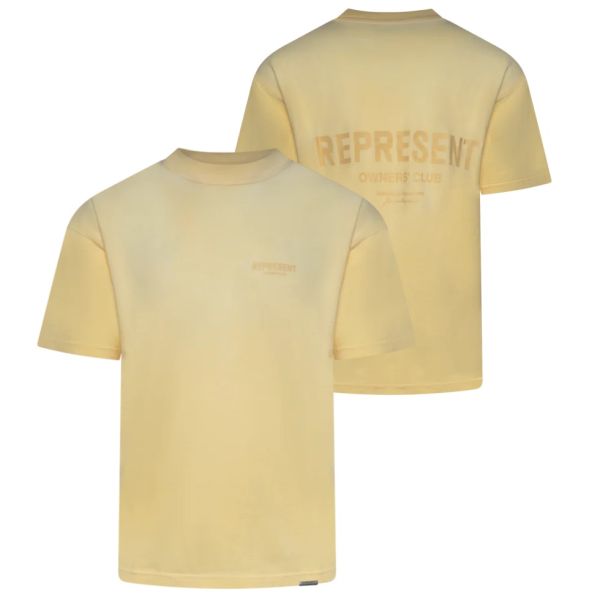 Represent Owners Club T-shirt Geel