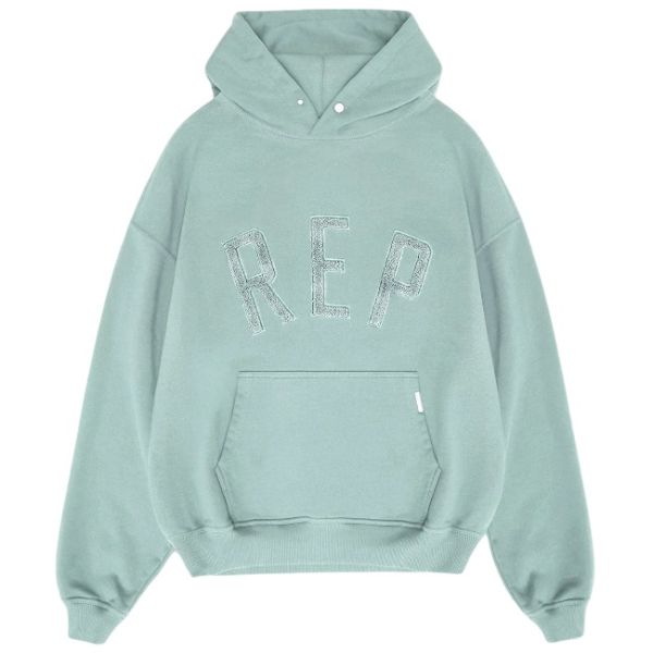 Represent Rep Applique Hoodie Mint