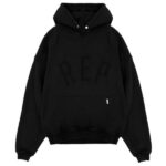 Represent Rep Applique Hoodie Zwart