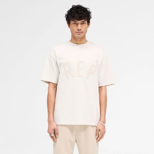 Represent Rep Applique T-shirt Off White