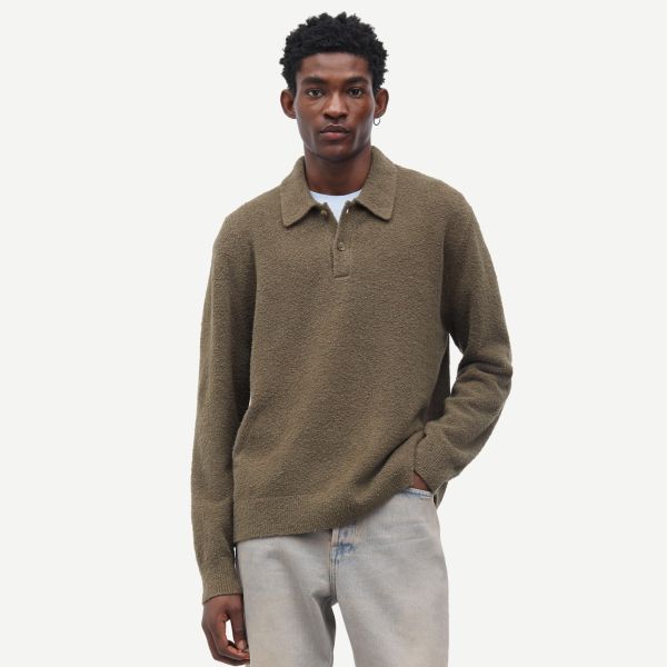 Samsøe Samsøe Sanino Polo Donker Groen