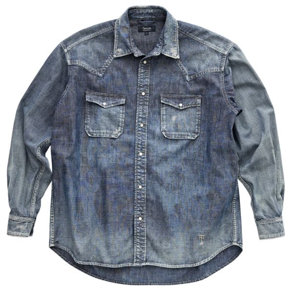 Tenue Brando Miner Overshirt Donker Blauw