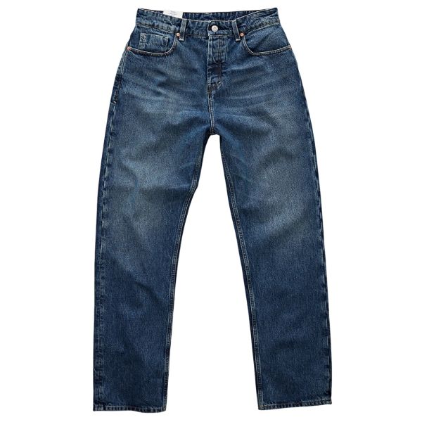 Tenue Luke Loose Straight Jeans Donker Blauw