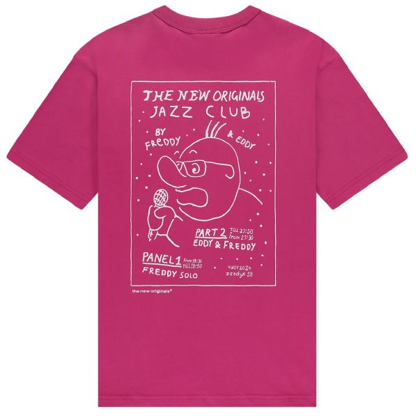 The New Originals Freddy Poster T-shirt Roze