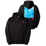 The North Face Axys Oversized Hoodie Zwart