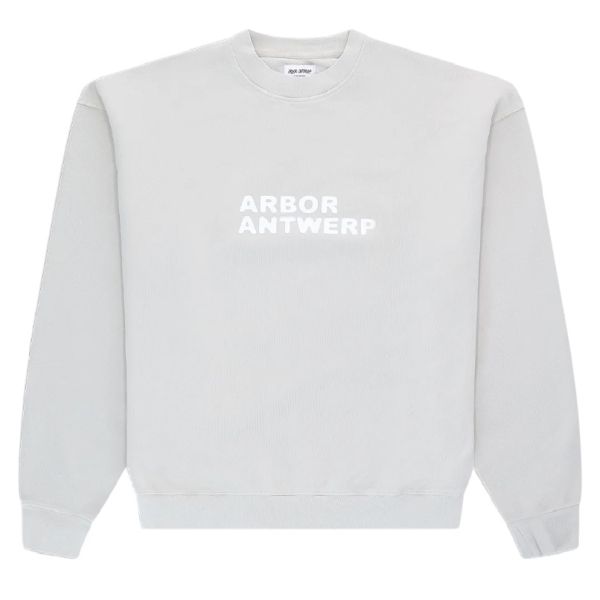 Arbor Antwerp Puff Logo Sweater Off White
