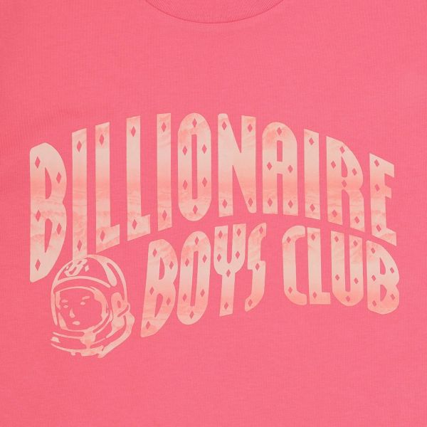 Billionaire Boys Club Mountain Fill Arch Logo T-shirt Roze