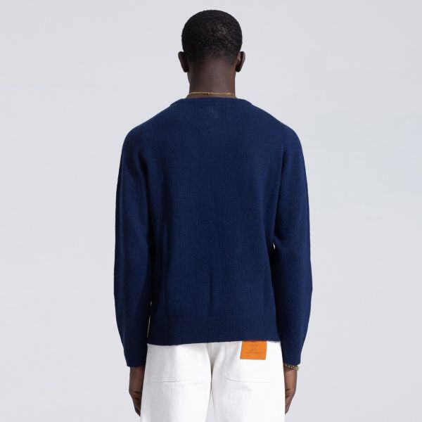 Bram’s Fruit Boxing Glove Knit Sweater Navy